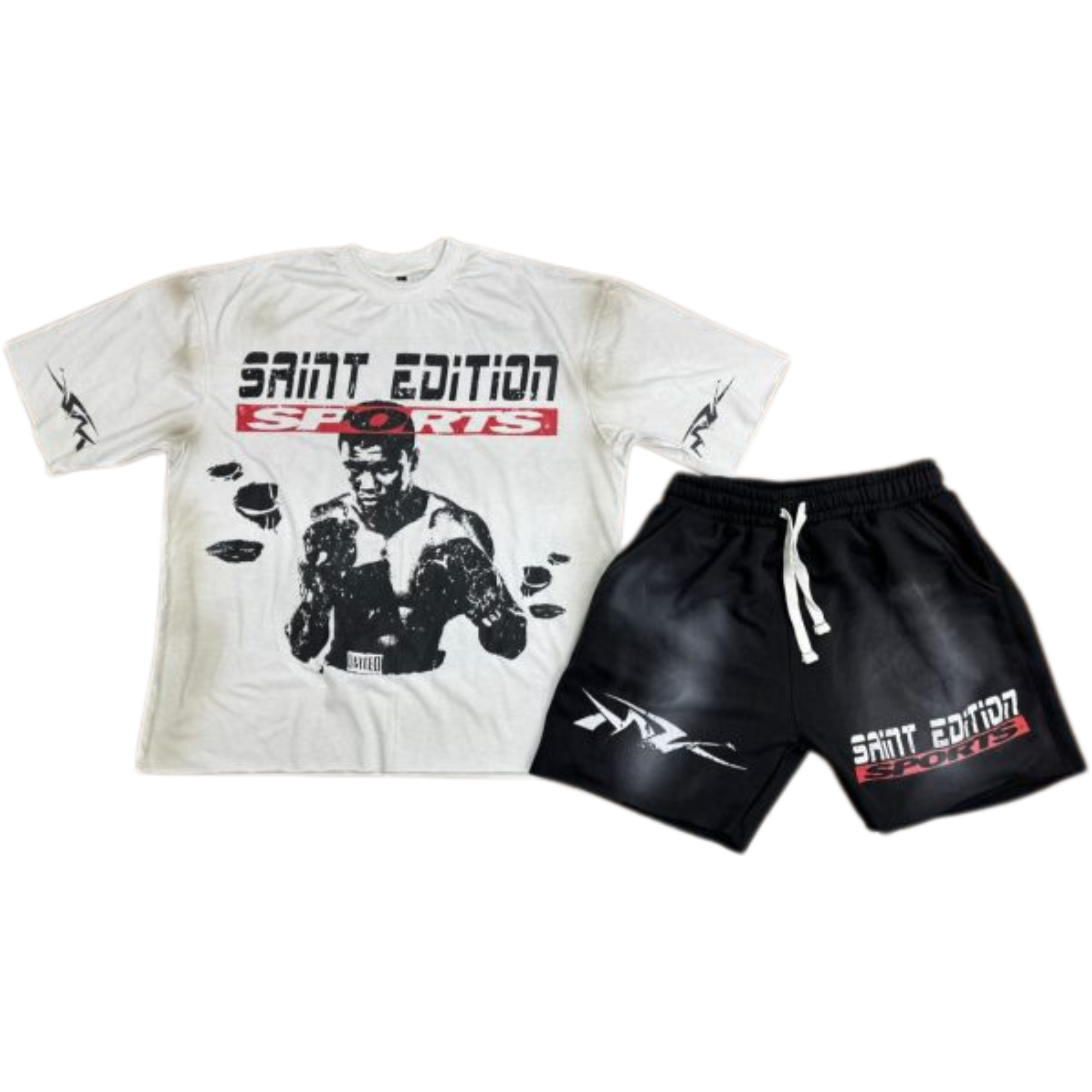 Kids' Saint Edition Sports Shorts & T-Shirt Set with Muhammad Ali